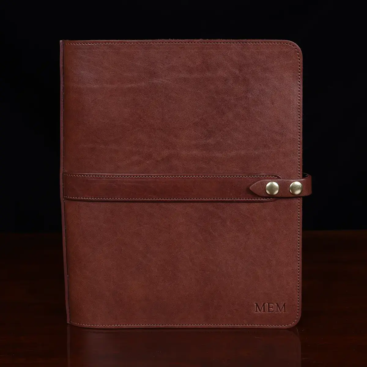 Leather 3 Ring Binder No. 19 - Best USA Made Portfolio