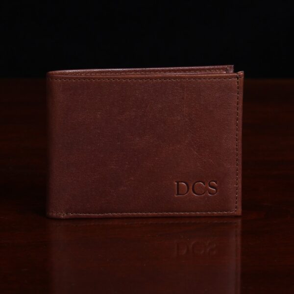No. 4 Leather Billfold Wallet – Vintage Brown