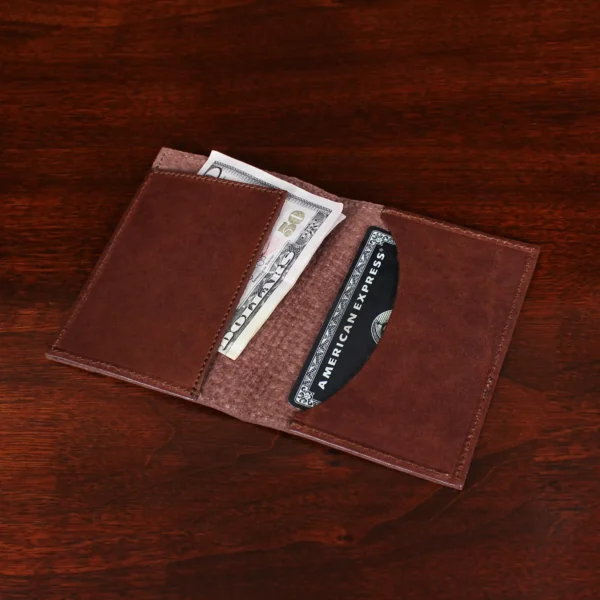 No. 2 Card Wallet – Vintage Brown