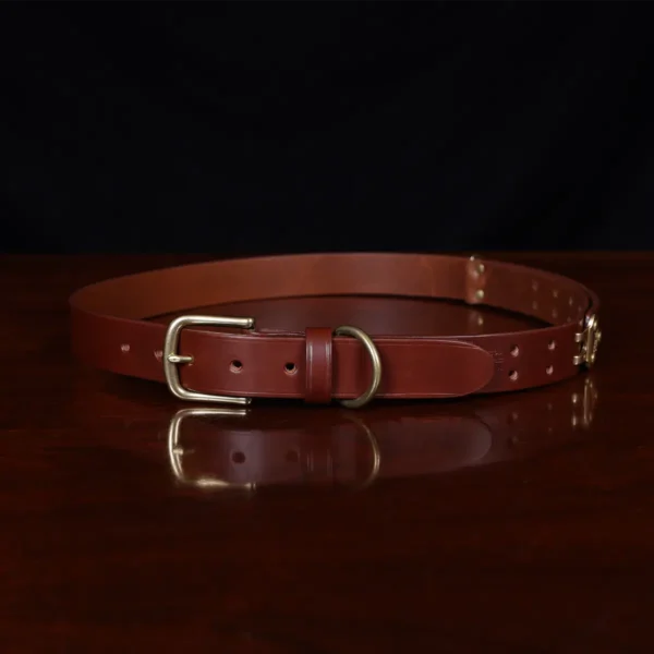 No. 1 Leather Belt – Brown Italian Bridle Leather