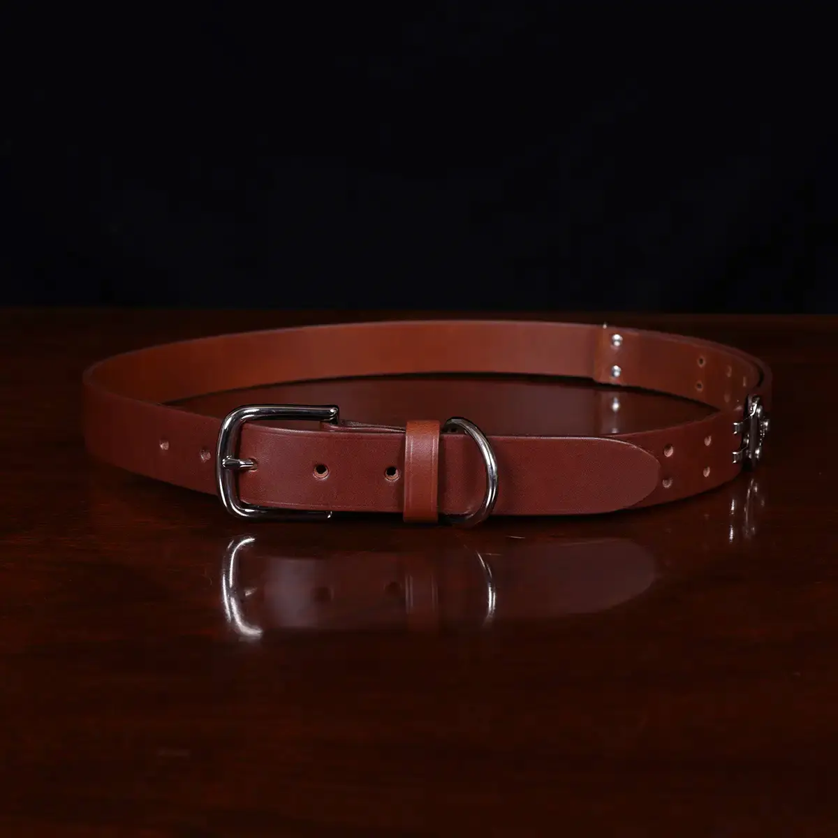 Cinch Belt No 1 in stainless accent showing the front