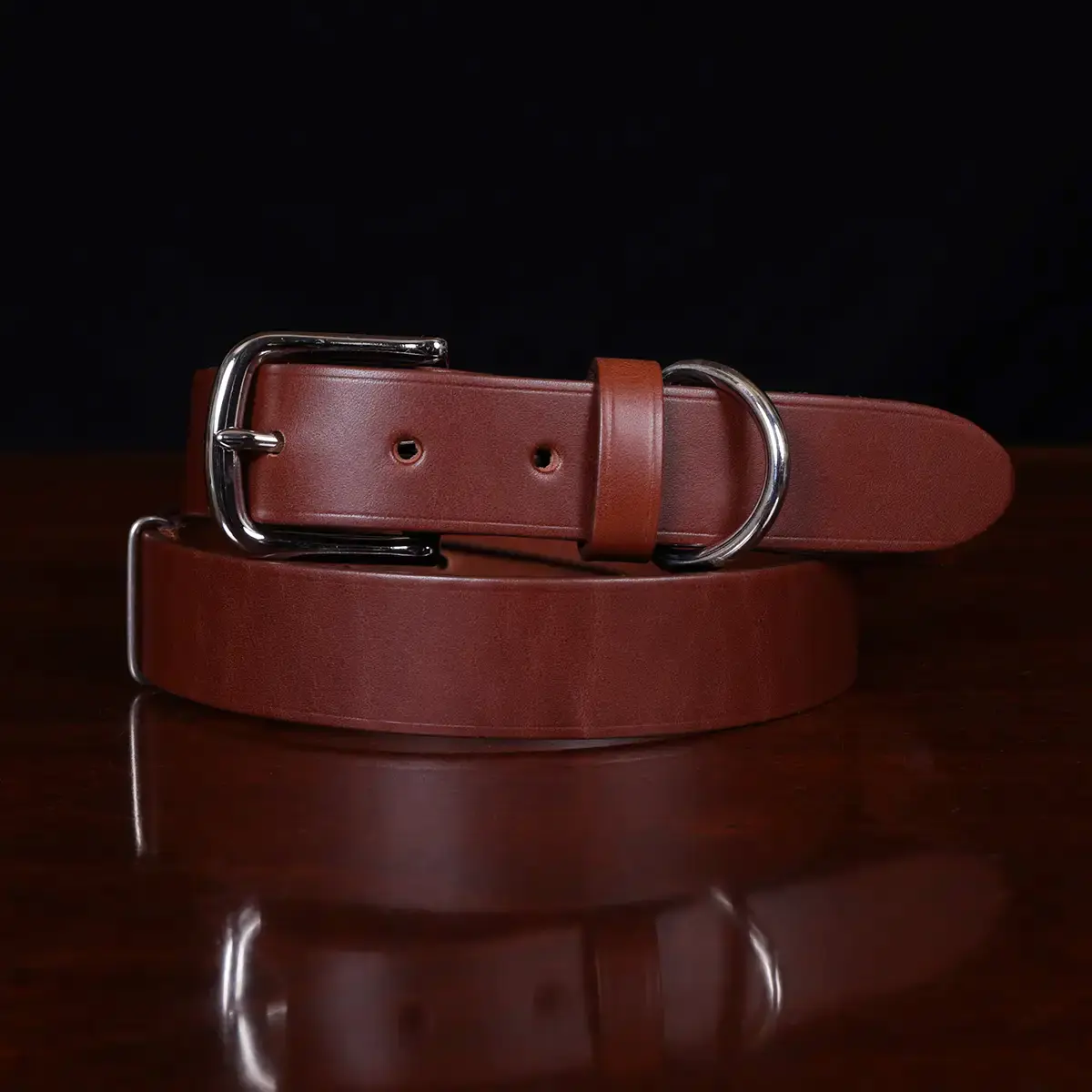 Adjustable Leather Belt, No. 1 - One Size Fits Most, USA Made