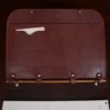No. 36 Leather Double Portfolio in Vintage Brown flap view