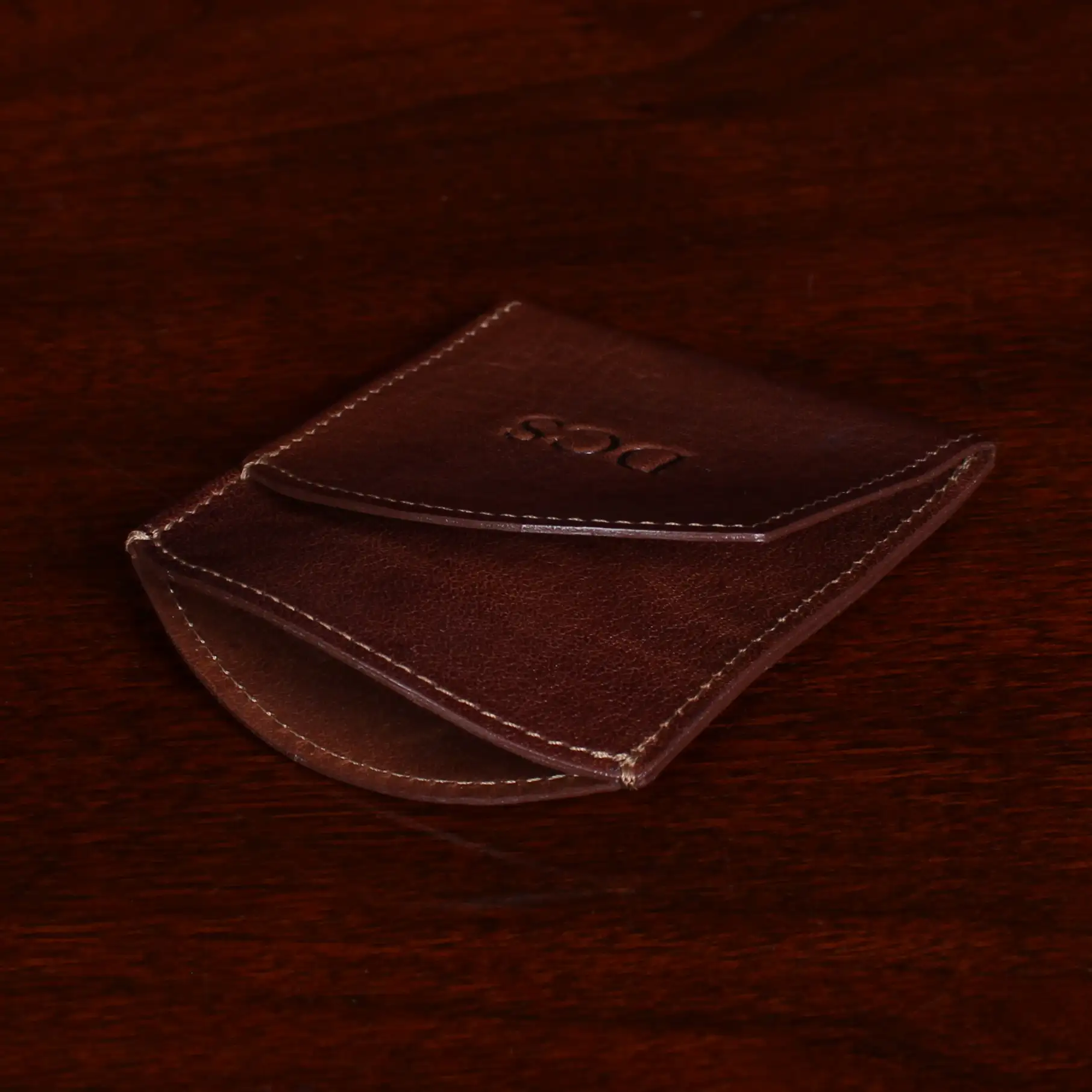 Leather Card Holder Compact Wallet Front Pocket Organizer 