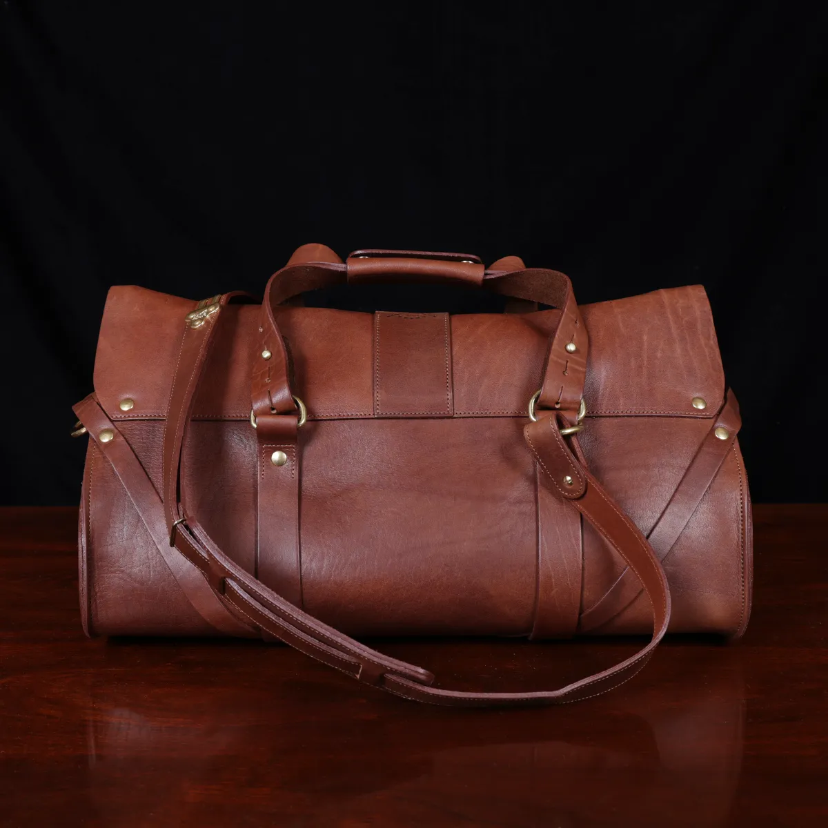 Brown Leather Weekender Bag - Men's Duffle Bag from Satchel & Page