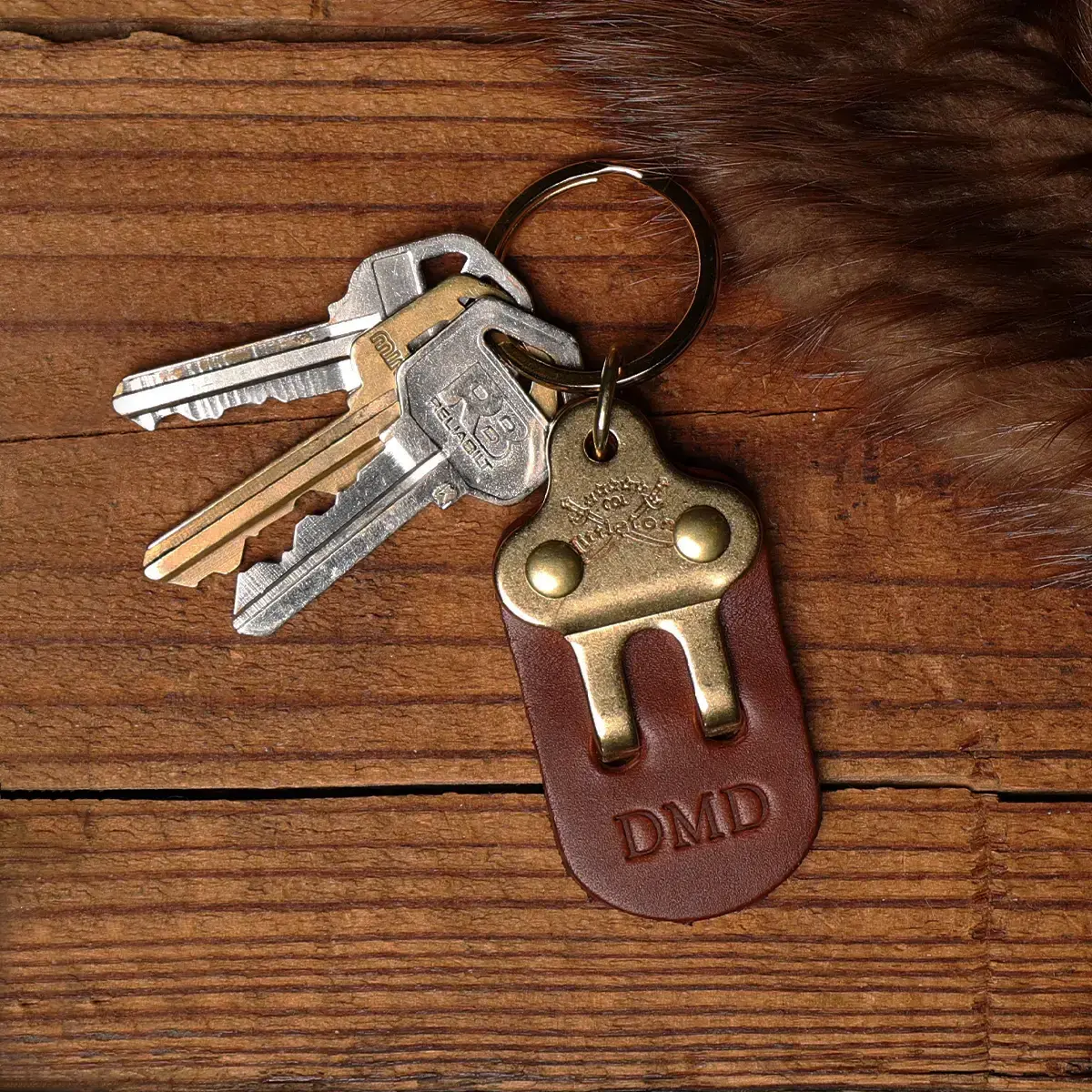Leather key ring design clearance