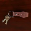 front side with key of No. 6 Brown Key Ring