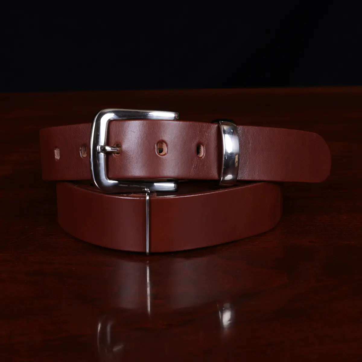 Adjustable Leather Belt, No. 4 - USA Made | Col. Littleton