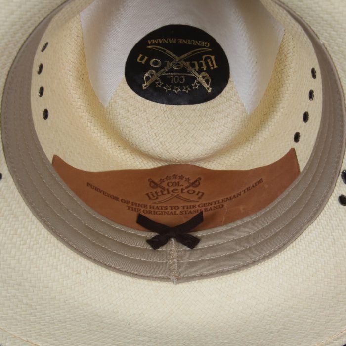beige panama hat