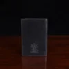 No. 23 Pocket Journal in Black American Steerhide