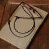 Braided Leather Eyeglass Lanyard