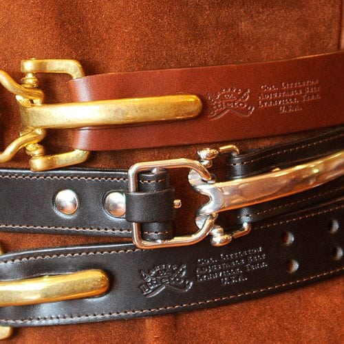 Italian Bridle Leather Belts