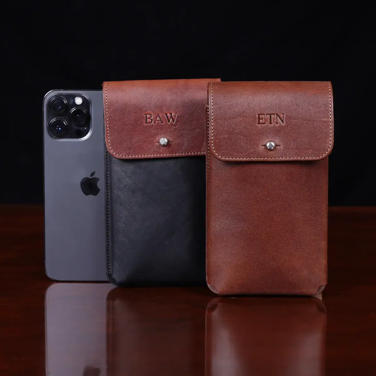 Leather Phone Holster, No. 60 - Fits iPhone® XR, XS Max & More