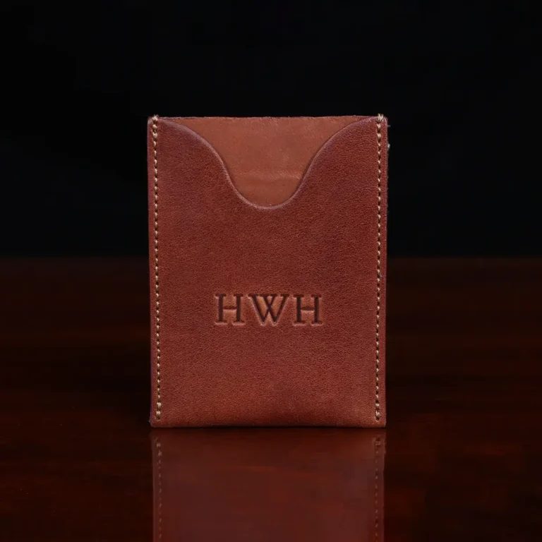 Red Leather Long Wallet