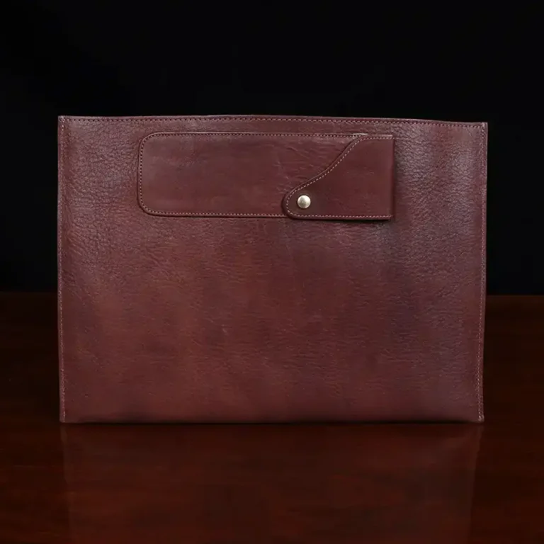 no 11 pocket in vintage brown showing the backside