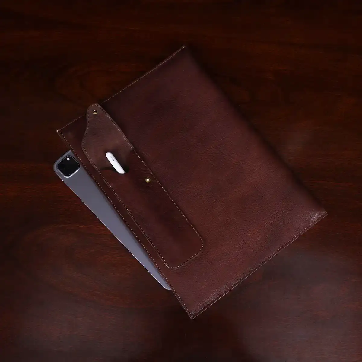 IPad Leather Case iPad Pro 12.9 5 Genuine Leather Book 