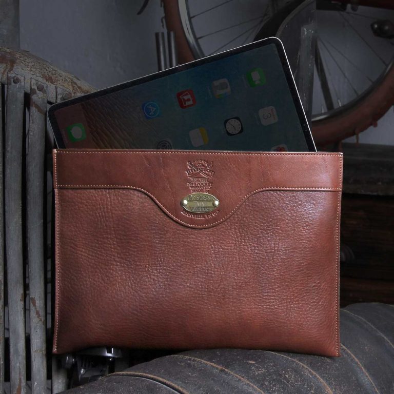 No. 8 Leather Vintage Brown Pocket for iPads