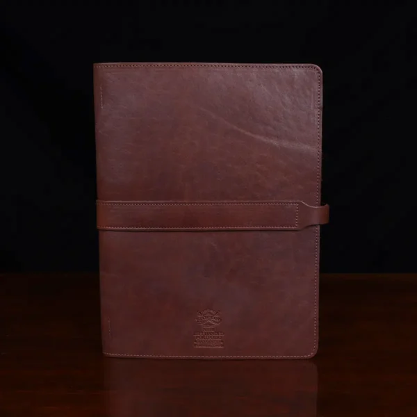 No. 18 Leather Portfolio – Vintage Brown – Left Hand Model