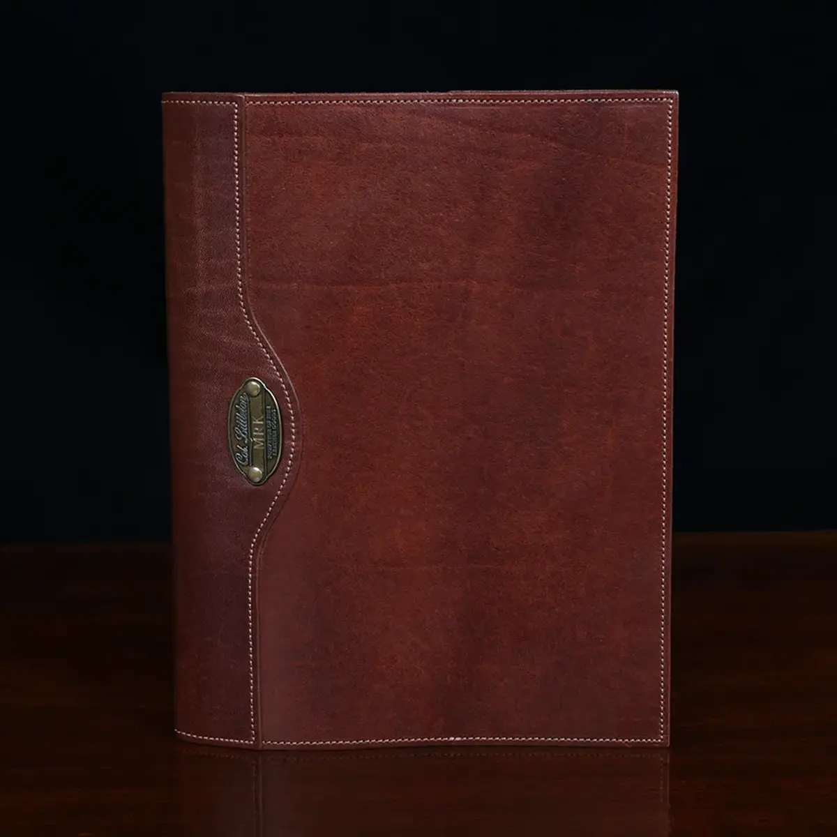 no 30 composition journal in the color vintage brown showing the front