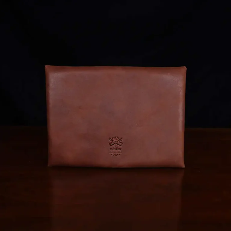 back side of Vintage Brown Emissary Envelope Pocket