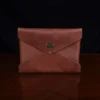 front view of Vintage Brown Emissary Envelope Pocket
