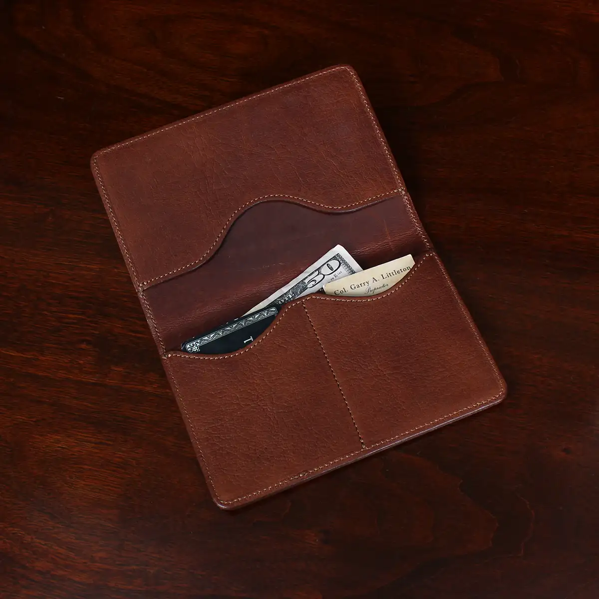 Passport Wallet Leather No. 27, American Made