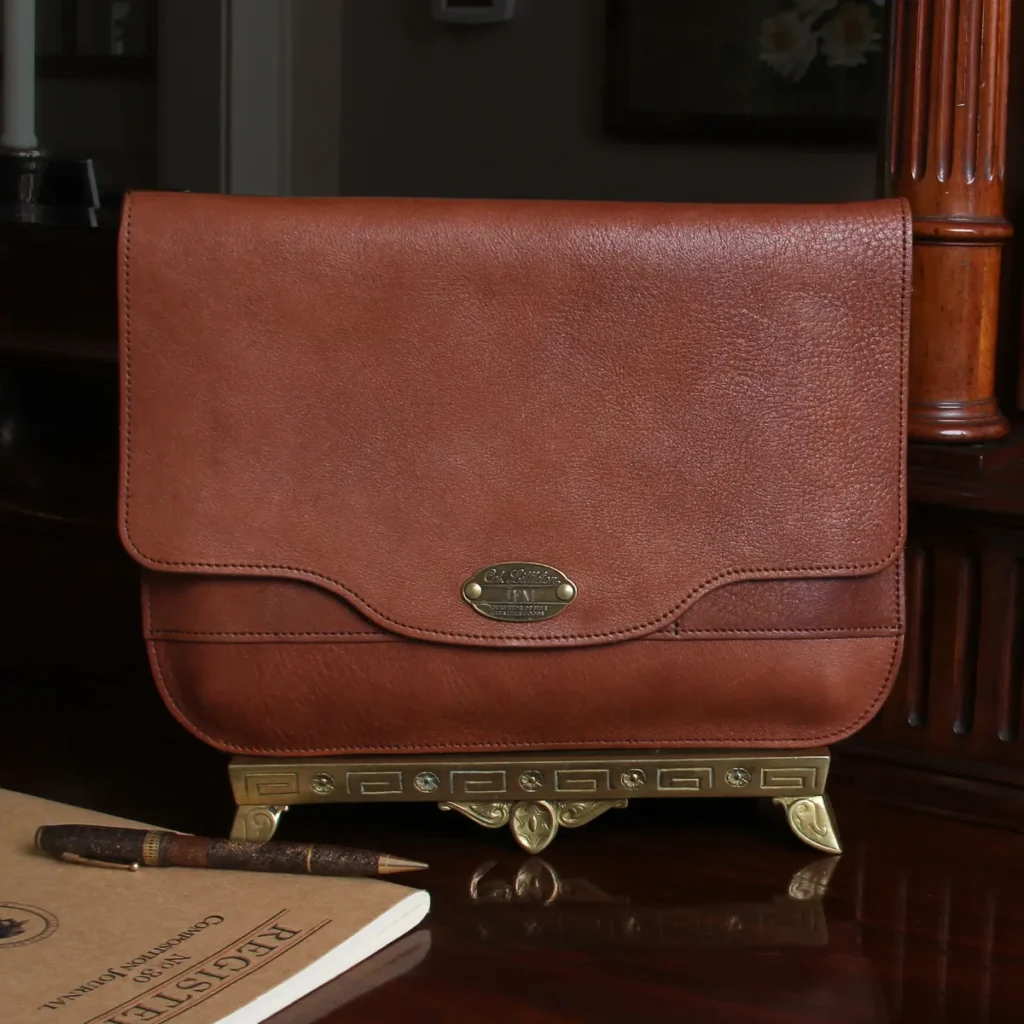 Leather Composition Pocket | Col. Littleton