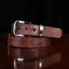 No. 4 Belt in American Alligator showing the front