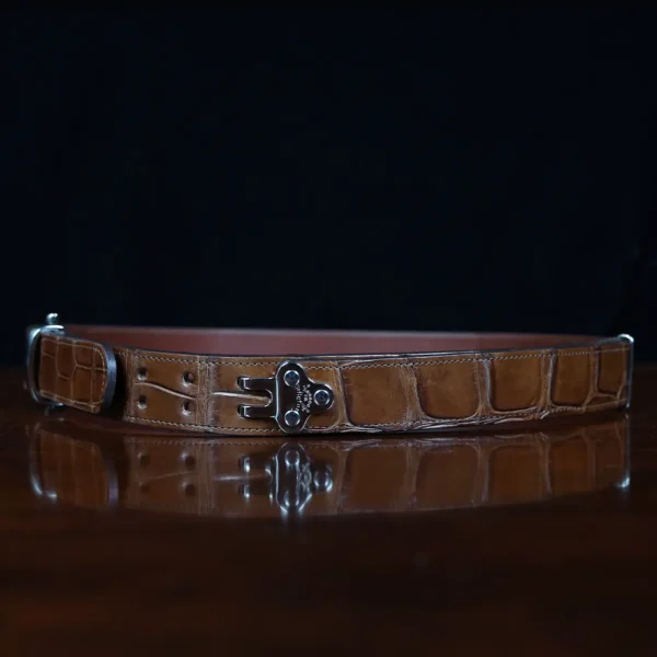 No. 4 Large Belt – One-of-a-kind – American Alligator