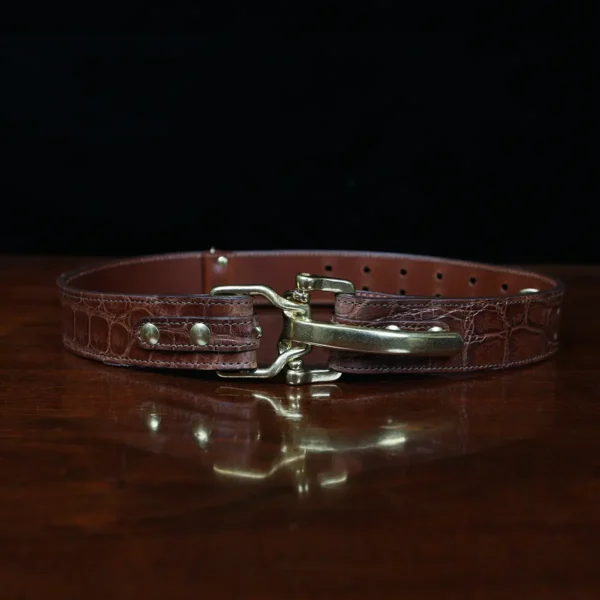 No. 5 Small Cinch Belt – One-of-a-kind – American Alligator