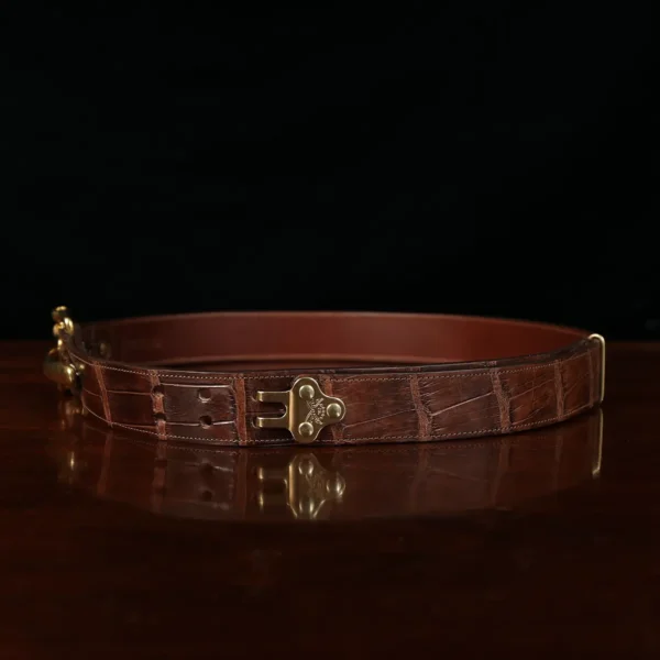 No. 5 Large Cinch Belt – One-of-a-kind – American Alligator