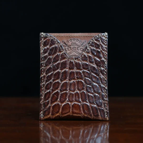 No. 4 Card Case – American Alligator – 001