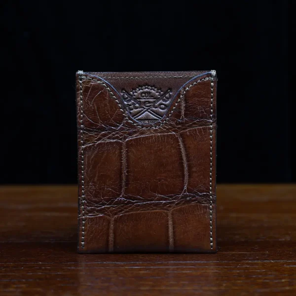 No. 4 Card Case – American Alligator – 001