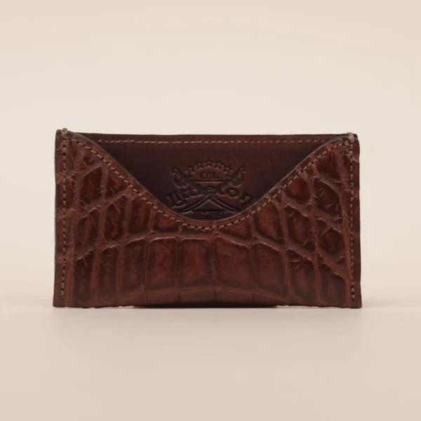 No. 3 Card Wallet – American Alligator – 003