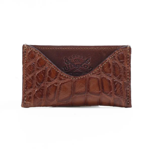 No. 3 Card Wallet – American Alligator – 001