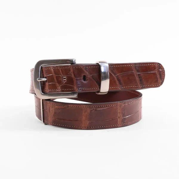 No. 4 Large Belt – One-of-a-kind – American Alligator
