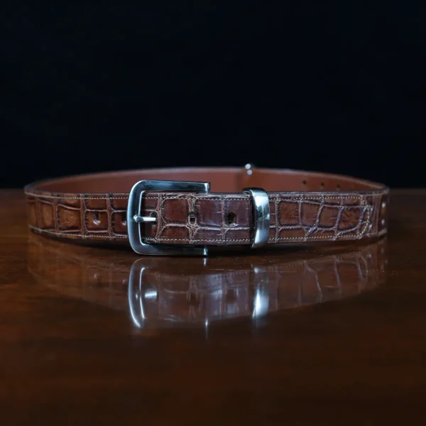 No. 4 Large Belt – One-of-a-kind – American Alligator