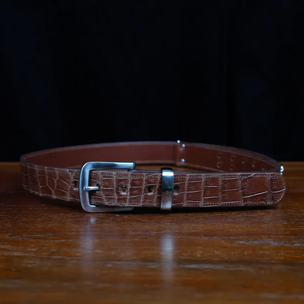 No. 4 Large Belt – One-of-a-kind – American Alligator