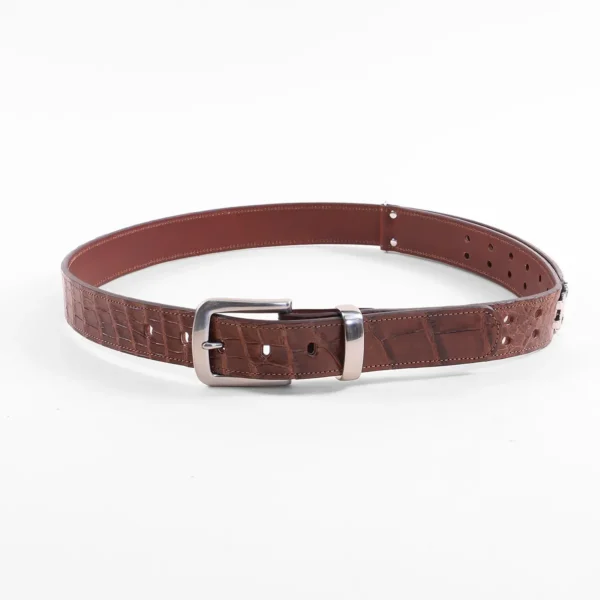 No. 4 Large Belt – One-of-a-kind – American Alligator