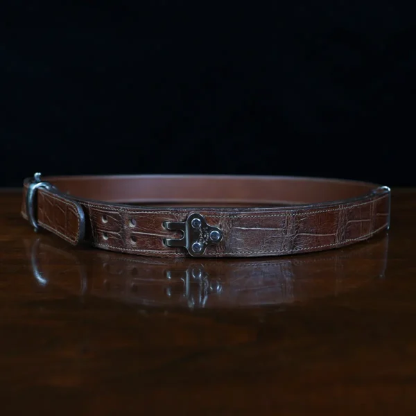 No. 4 Large Belt – One-of-a-kind – American Alligator