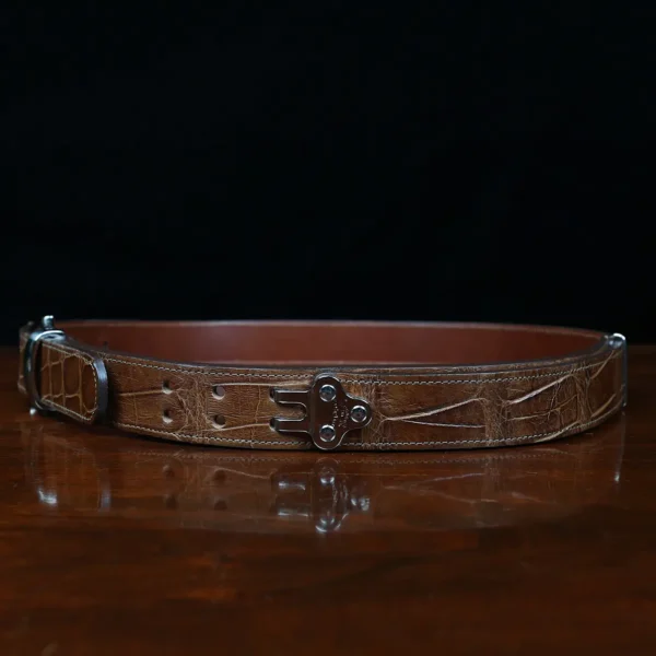 No. 4 Large Belt – One-of-a-kind – American Alligator