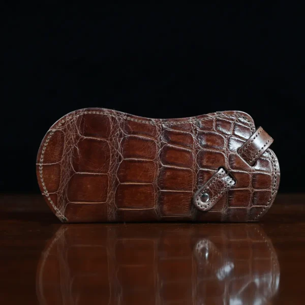 No. 2 Eyeglass Case – American Alligator – 001