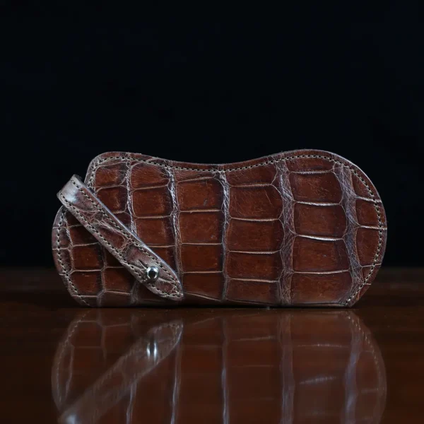 No. 2 Eyeglass Case – American Alligator – 001