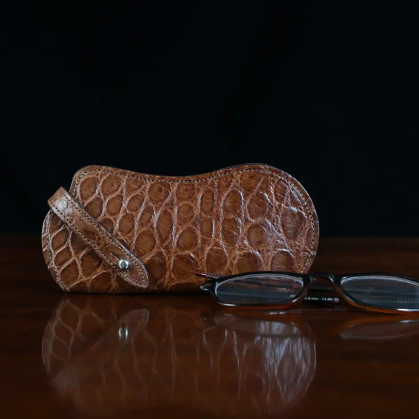 No. 2 Eyeglass Case – American Alligator – 002