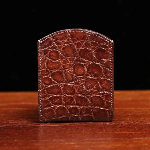 Front Pocket Wallet – American Alligator – 001