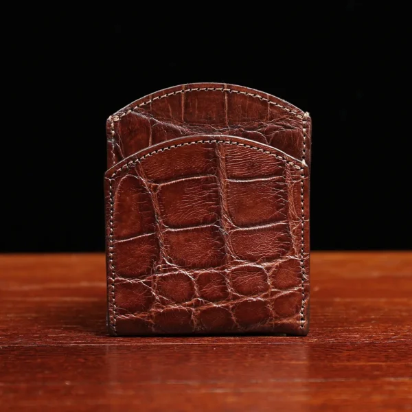 Front Pocket Wallet – American Alligator – 001