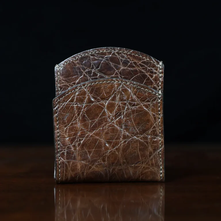 American Alligator front pocket wallet, showing the front - id 002