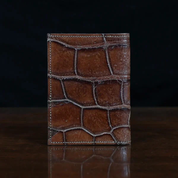 No. 2 Card Wallet – American Alligator – 001
