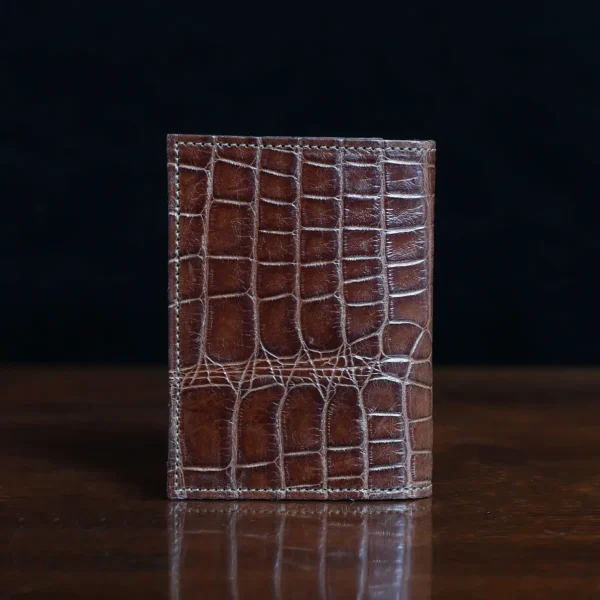 No. 2 Card Wallet – American Alligator – 001