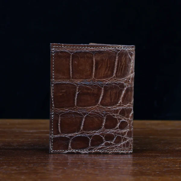 No. 2 Card Wallet – American Alligator – 001